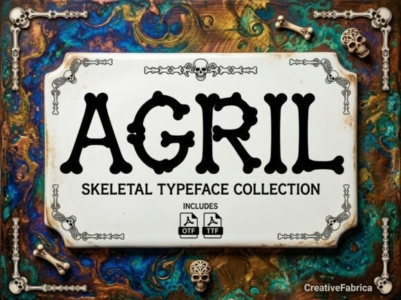 Agril: Elevating Creative Projects with a Bold Decorative Display Font
