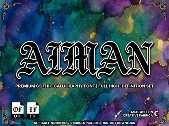 Aiman: Strategic Typography for High-Impact Visual Identity