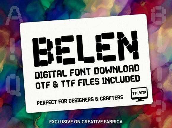 Belen: Elevating Visual Identity with a Bold Decorative Display Font