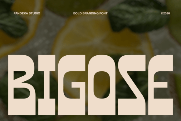 Bigose Font: Evaluating Fit for Bold Branding and Packaging Design