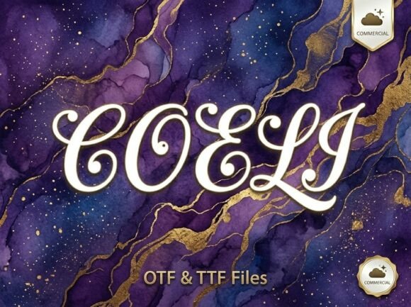 Coeli: Mastering High-Impact Design with an All-Caps Decorative Typeface