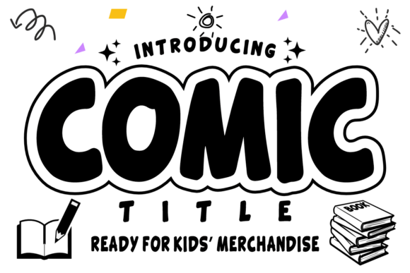 Comic Title: Bold Fun Display Font for Kids