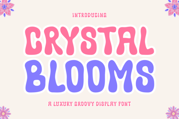 Crystal Blooms: Bridging Retro Nostalgia and Modern Design Versatility