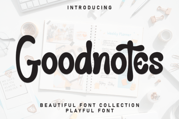 Enhancing Goodnotes with Handcrafted Display Fonts for Digital Creativity