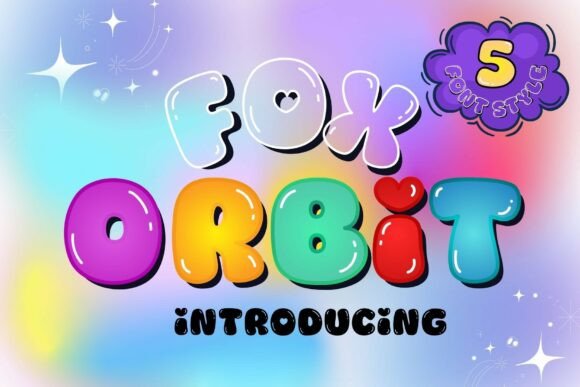 Fox Orbit: Revitalizing Brand Identity with Playful Balloon Typography
