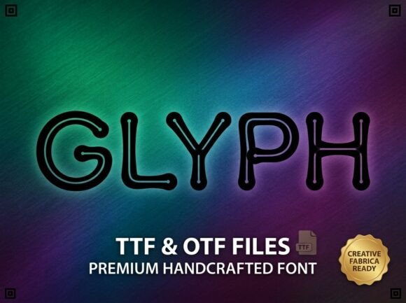 Glyph: Elevating Visual Identity with Bold Decorative Typography