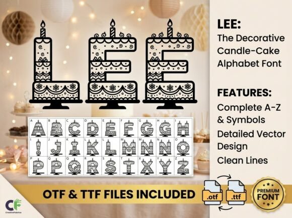 Lee: Turning Typography into a Tiered Celebration