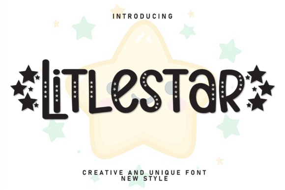Litlestar: A Playful Display Font for Creative Projects