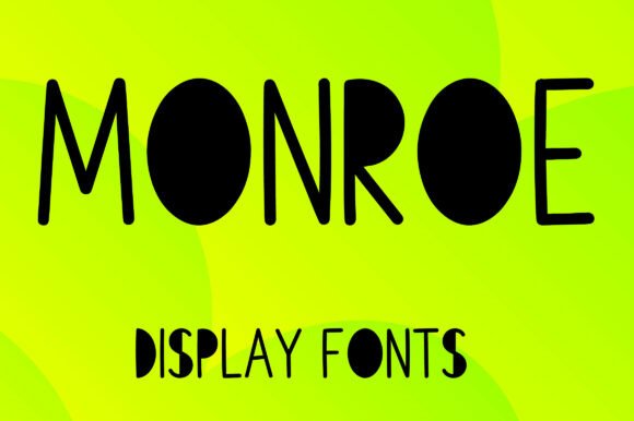 Monroe: A Tall, Airy Display Font