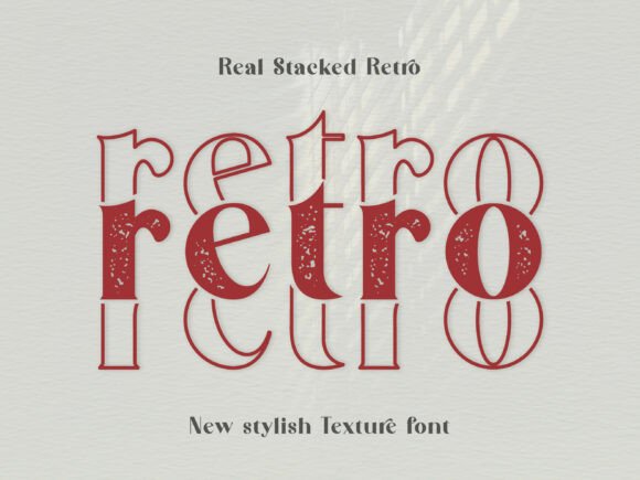 Real Stacked Retro: Integrating Vintage Texture into Modern Design Workflows