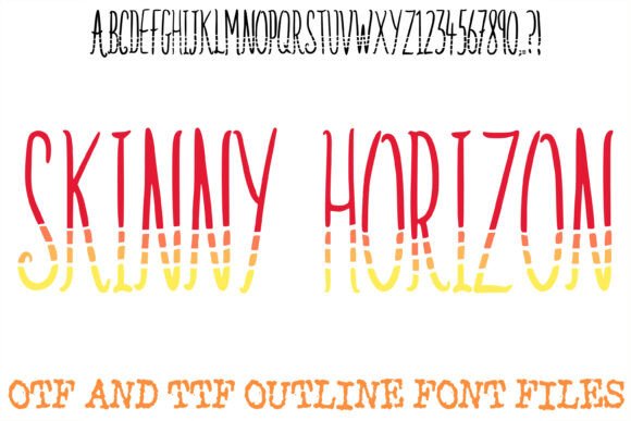 Skinny Horizon: Evaluating a Dashed Display Typeface for Brand Identity