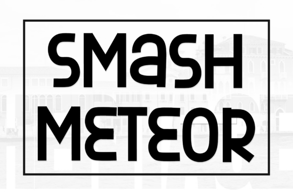 Smash Meteor: Rhythmic Script for Artisanal Branding