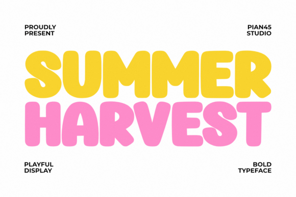 Summer Harvest: Integrating Bold Display Typography into Creative Workflows